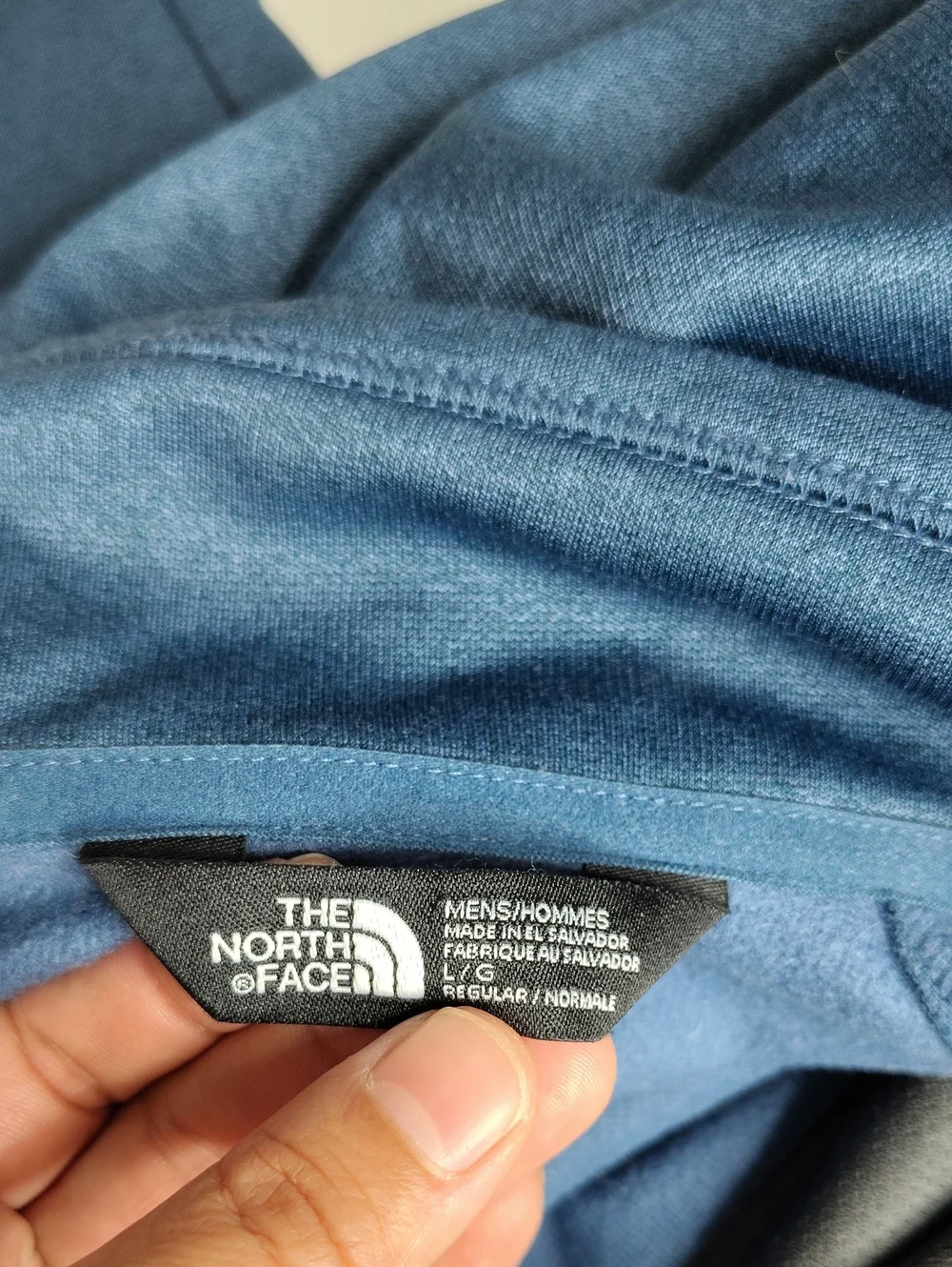 The North Face Canyonlands Half Zip Fleece Pullover Shady Blue Heather Size L